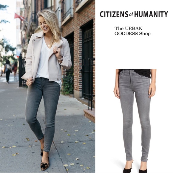 Citizens Of Humanity Denim - Citizens of Humanity Grey Avedon Skinny Jean 28